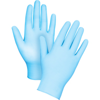 Tactile Medical-Grade Disposable Gloves, Large, Nitrile/Vinyl, 4.5-mil, Powder-Free, Blue, Class 2 SGX021 | Meunier Outillage Industriel