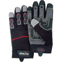 Gants pour m&eacute;canicien ZM400 de premi&egrave;re qualit&eacute;, Paume Synth&eacute;tique, Taille Moyen Meunier Outillage Industriel