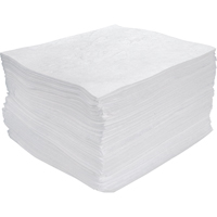 Meltblown Sorbent Pads, Oil Only, 15" x 17", 30 gal. Absorbancy SEH942 | Meunier Outillage Industriel