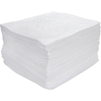 Premium Meltblown Sorbent Pads, Oil Only, 15" x 17", 25 gal. Absorbancy Meunier Outillage Industriel