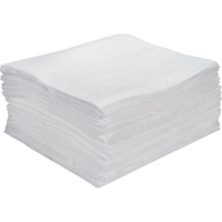 Premium Meltblown Sorbent Pads, Oil Only, 15" x 18", 15 gal. Absorbancy Meunier Outillage Industriel