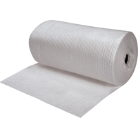 Feuilles absorbantes en fibres fines de premi&egrave;re qualit&eacute;, Lourd, 150' lo x 30" la, Absorption 50 gal. Meunier Outillage Industriel