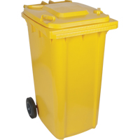 Yellow Mobile Container, Polyurethane, 63 Gallons/63 US gal. SEI276 | Meunier Outillage Industriel