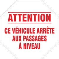 French Traffic Sign, Vinyl, 18" W x 18" H SEI461 | Meunier Outillage Industriel