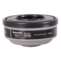 Cartouches pour respirateur s&eacute;rie N de North, Cartouche gaz/vapeur, Vapeur organique Meunier Outillage Industriel