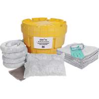 Premium Spill Kit, Oil Only, Overpack/Salvage Drum, 20 US gal. Absorbancy Meunier Outillage Industriel