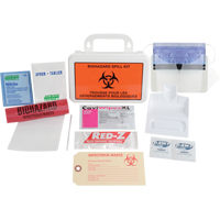Deluxe Clean-Up Spill Kit, Biohazard, Case SEJ383 | Meunier Outillage Industriel