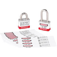 Zenex™ Thermoplastic Photo Padlock Identification Labels SEJ533 | Meunier Outillage Industriel