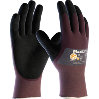 Gants MaxiDry, Petit, R&ecirc;vetement Mousse de nitrile, Calibre 18, Enveloppe en Nylon Meunier Outillage Industriel