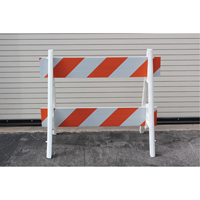Barricades, A-Frame, 28.6" L x 40" H, Orange/White SEK535 | Meunier Outillage Industriel