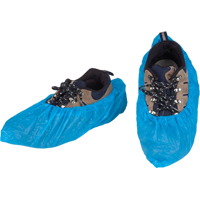 CPE Shoe Covers, Large, Polyethylene, Blue SEL089 | Meunier Outillage Industriel