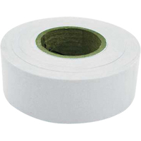 Flagging Tape, 1.2" W x 300' L, White Meunier Outillage Industriel
