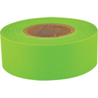 Sub-Zero Flagging Tape, 1.2" W x 150' L, Fluorescent Lime Meunier Outillage Industriel