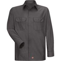 Chemise &agrave; manches longues en tissu ind&eacute;chirable, Hommes, 3T-Grand, Charbon Meunier Outillage Industriel