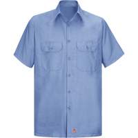 Short Sleeve Ripstop Shirt, Men's, 3X-Large, Blue Meunier Outillage Industriel