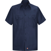 Short Sleeve Ripstop Shirt, Men's, 3X-Large, Navy Blue Meunier Outillage Industriel