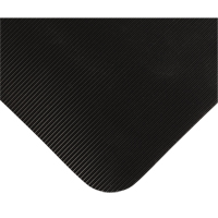 Double Duty Switchboard Mats No.720, Corrugated, 3' x 10' x 5/8", Black, PVC Meunier Outillage Industriel