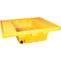 Contenant de confinement Ultra-Rack Sump, 51,5'' lo x 51,5'' la x 12" ha, 66 gal. US Capacit&eacute; Meunier Outillage Industriel