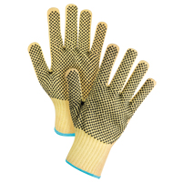 Double-Sided Dotted Seamless String Knit Gloves, Size X-Large/10, 7 Gauge, PVC Coated, Kevlar<sup>®</sup> Shell, ASTM ANSI Level A2/EN 388 Level 3 SFP803 | Meunier Outillage Industriel