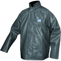 Manteau de pluie Journeyman r&eacute;sistant aux produits chimiques, Polyester, Petit, Vert Meunier Outillage Industriel