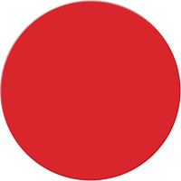Marqueurs all&eacute;g&eacute;e/5S Armor Stripe, Cercle, 6" lo x 6" la, Rouge, Plastique Meunier Outillage Industriel
