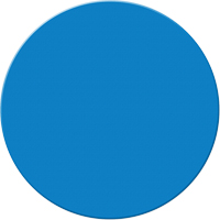 Marqueurs all&eacute;g&eacute;e/5S Armor Stripe, Cercle, 6" lo x 6" la, Bleu, Plastique Meunier Outillage Industriel