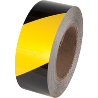 Tuff Mark&reg; Floor Marking Tape, 3" x 100', Polyester, Black and Yellow Meunier Outillage Industriel