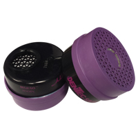 Respirator Cartridge, Combination Gas/Vapour Cartridge and Particulate Filter, Organic Vapour/P100 Filter Meunier Outillage Industriel