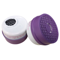 Respirator Cartridge, Combination Gas/Vapour Cartridge and Particulate Filter, Acid Gas/Chlorine Gas/P100 Filter Meunier Outillage Industriel