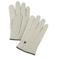 Premium Ropers Gloves, Medium, Grain Cowhide Palm Meunier Outillage Industriel