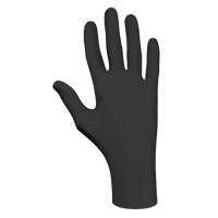 6112PF Biodegradable Gloves, X-Small, Nitrile, 4-mil, Powder-Free, Black Meunier Outillage Industriel