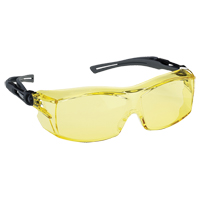 Dynamic OTG Extra Series Safety Glasses, Amber Lens, Anti-Fog/Anti-Scratch, ANSI Z87+/Meets/Exceeds CSA Z94.3 Meunier Outillage Industriel