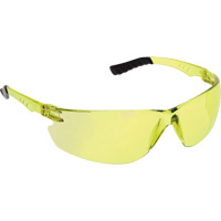 Dynamic Firebird Safety Glasses, Amber Lens, Anti-Scratch/Anti-Static, ANSI Z87+/Meets/Exceeds CSA Z94.3 Meunier Outillage Industriel
