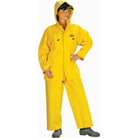 V&ecirc;tements imperm&eacute;ables Hurricane ignifuges et r&eacute;sistants &agrave; l'huile, v&ecirc;tements imperm&eacute;ables, 4T-Grand, Jaune Meunier Outillage Industriel