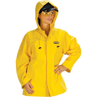 V&ecirc;tements imperm&eacute;ables Hurricane ignifuges et r&eacute;sistants &agrave; l'huile, vestes, 4T-Grand, Jaune Meunier Outillage Industriel