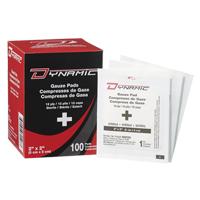 Dynamic Gauze, Pad, 2" L x 2" W, Sterile, Medical Device Class 1 Meunier Outillage Industriel