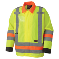 6007 Veste de s&eacute;curit&eacute; routi&egrave;re respirante, Polyester, Jaune lime haute visibilit&eacute;, T-petit Meunier Outillage Industriel