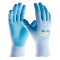 Gants enduits ultra l&eacute;gers MaxiFlex ATG, 6/T-petit, R&ecirc;vetement Mousse de nitrile, Calibre 15, Enveloppe en Nylon Meunier Outillage Industriel