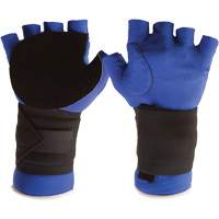 Anti-Impact Glove with Wrist Support, Size Small, Split Leather Palm Meunier Outillage Industriel