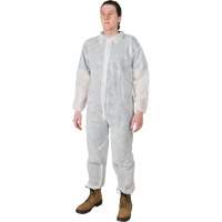 Coveralls, Medium, White, Polypropylene Meunier Outillage Industriel