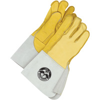 Welding Gloves, Grain Cowhide/Grain Deerskin, Size Large/10 Meunier Outillage Industriel