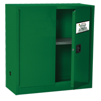 Pesticide Storage Cabinet, 30 gal., 44" H x 43" W x 18" D SGD360 | Meunier Outillage Industriel