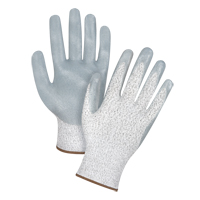 Gants haute performance r&eacute;sistants &agrave; la coupe, Taille Grand/9, Calibre 13, Rev&ecirc;tement Nitrile, Enveloppe en PEHP, ANSI/ISEA 105 niveau 4/EN 388 niveau 5 Meunier Outillage Industriel