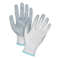 Gants haute performance r&eacute;sistants &agrave; la coupe, Taille T-Grand/10, Calibre 13, Rev&ecirc;tement Nitrile, Enveloppe en PEHP, ANSI/ISEA 105 niveau 4/EN 388 niveau 5 Meunier Outillage Industriel