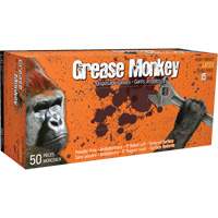 Gants Grease Monkey, Moyen, Latex, 15 mils, Sans poudre, Bleu Meunier Outillage Industriel