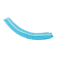 Bonnet bouffant pliss&eacute;, Polypropyl&egrave;ne, 24", Bleu Meunier Outillage Industriel