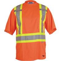 T-shirt de s&eacute;curit&eacute; Viking, Polyester, Petit, Orange haute visibilit&eacute; Meunier Outillage Industriel