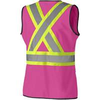 139PK Veste de s&eacute;curit&eacute; pour femme, Rose, T-petit, Polyester Meunier Outillage Industriel