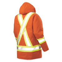 Safety Parka, High Visibility Orange, Large Meunier Outillage Industriel
