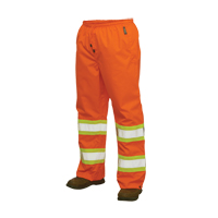300D Safety Rain Pant, Polyester, Large, High Visibility Orange Meunier Outillage Industriel